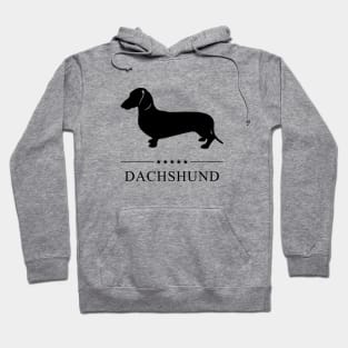 Dachshund Black Silhouette Hoodie